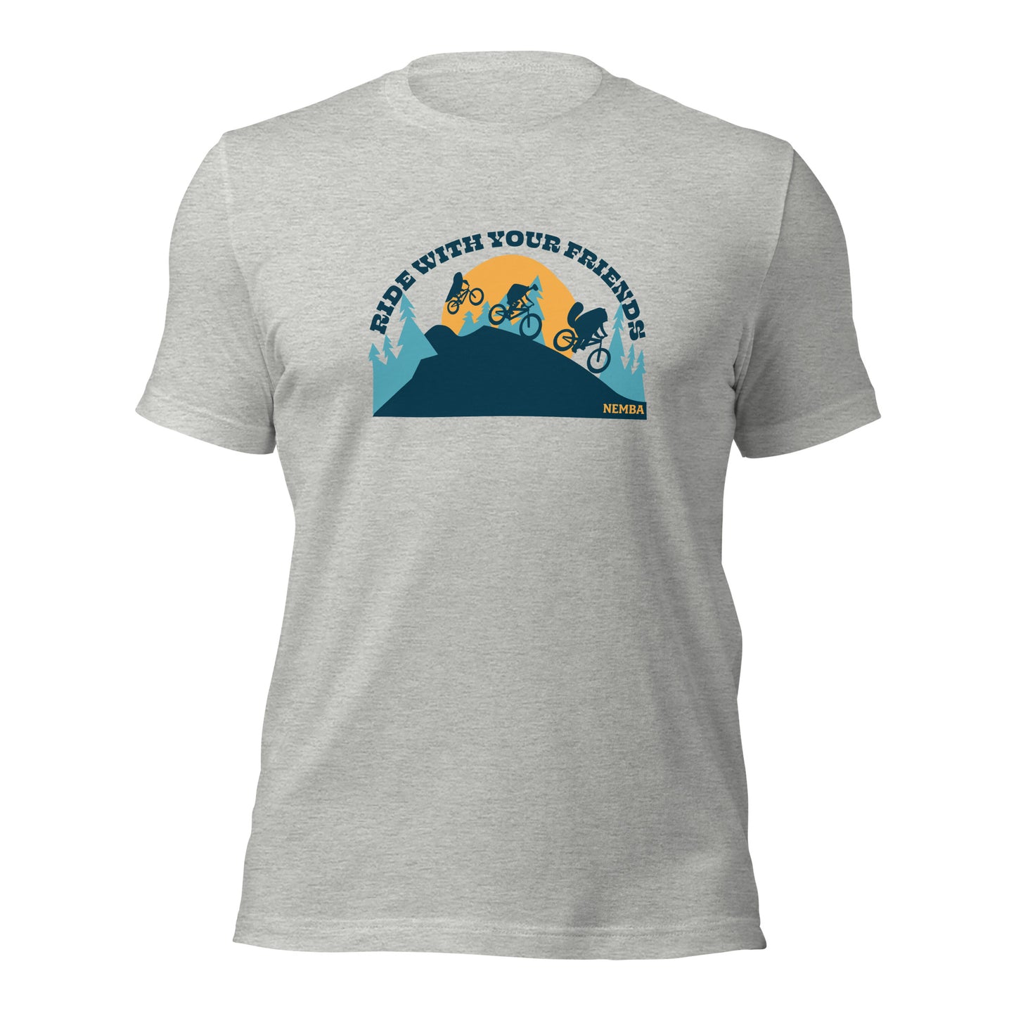 Unisex T-Shirt, Ride With Your Friends