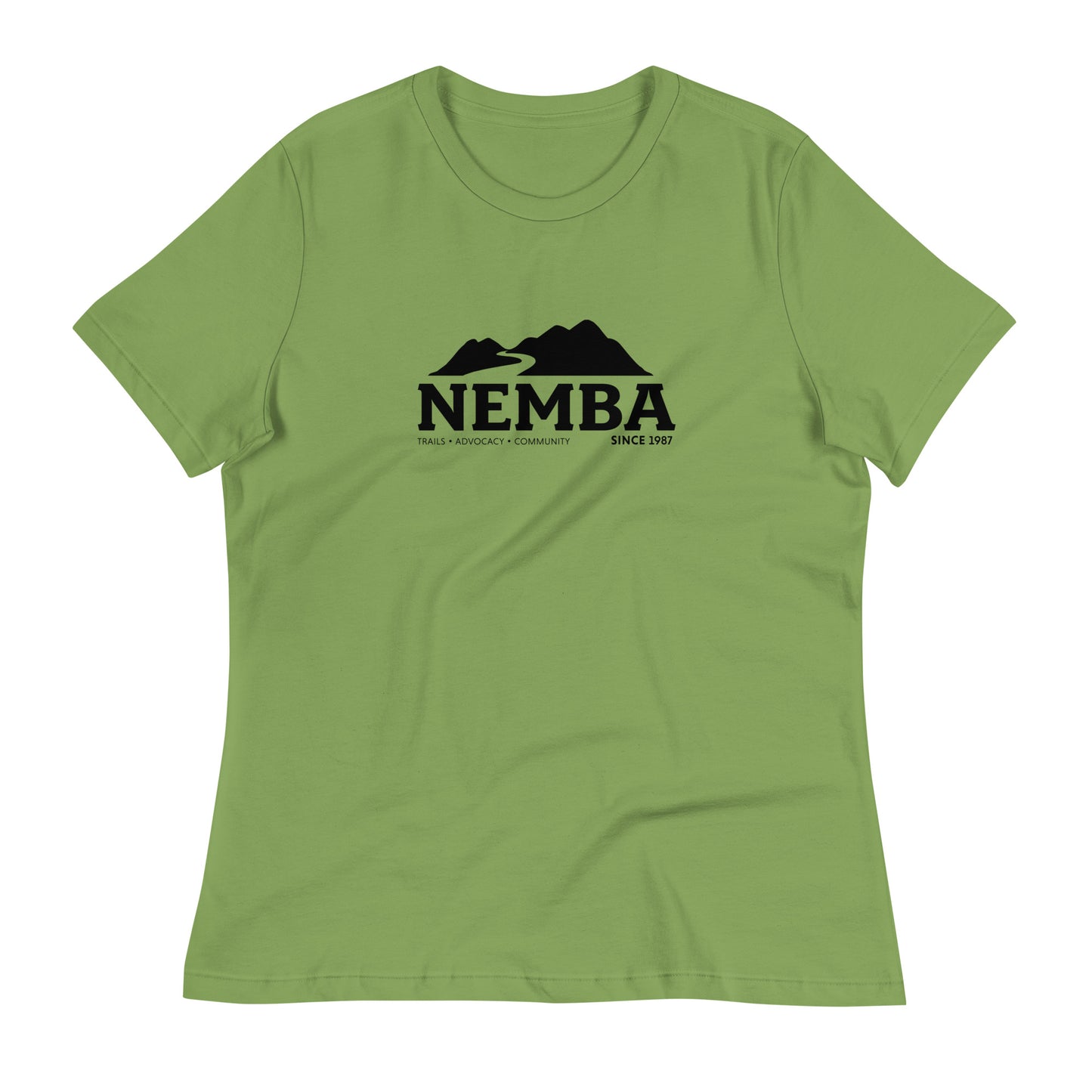 Women's Relaxed T-Shirt, Black Logo