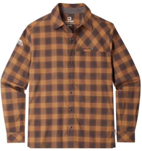 Men's Club Ride Shaka Flannel, Rubber
