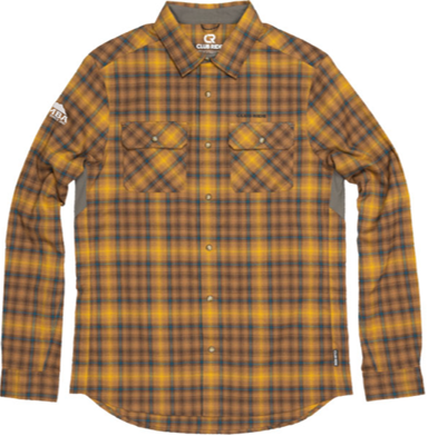 Men's Club Ride Daniel Keep Warm Stretch Riding Flannel, Rubber Sidewall