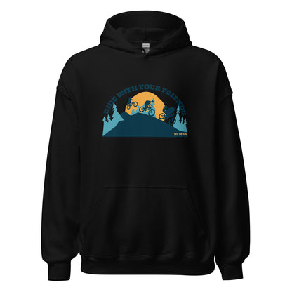Unisex Hoodie, Ride With Your Friends