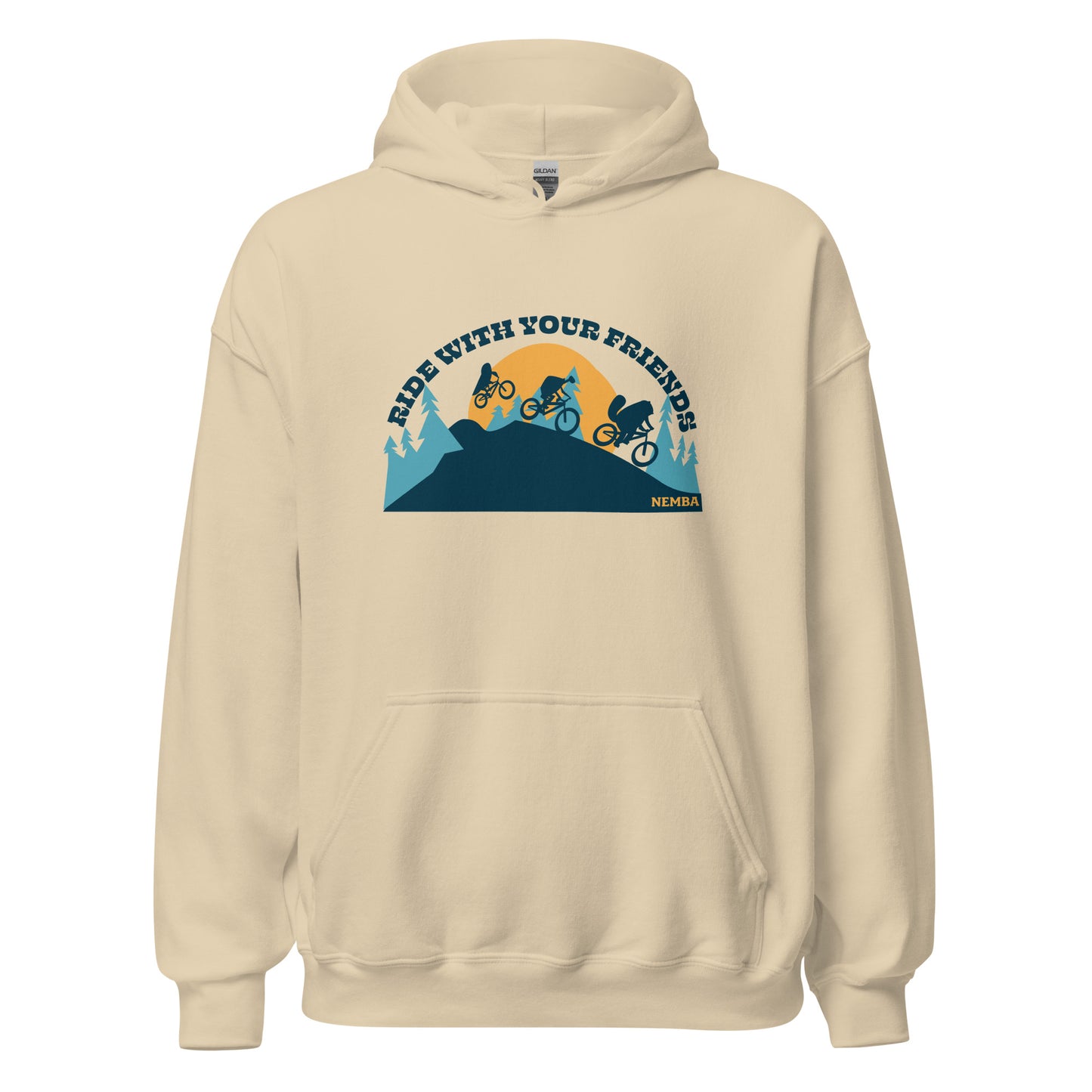 Unisex Hoodie, Ride With Your Friends