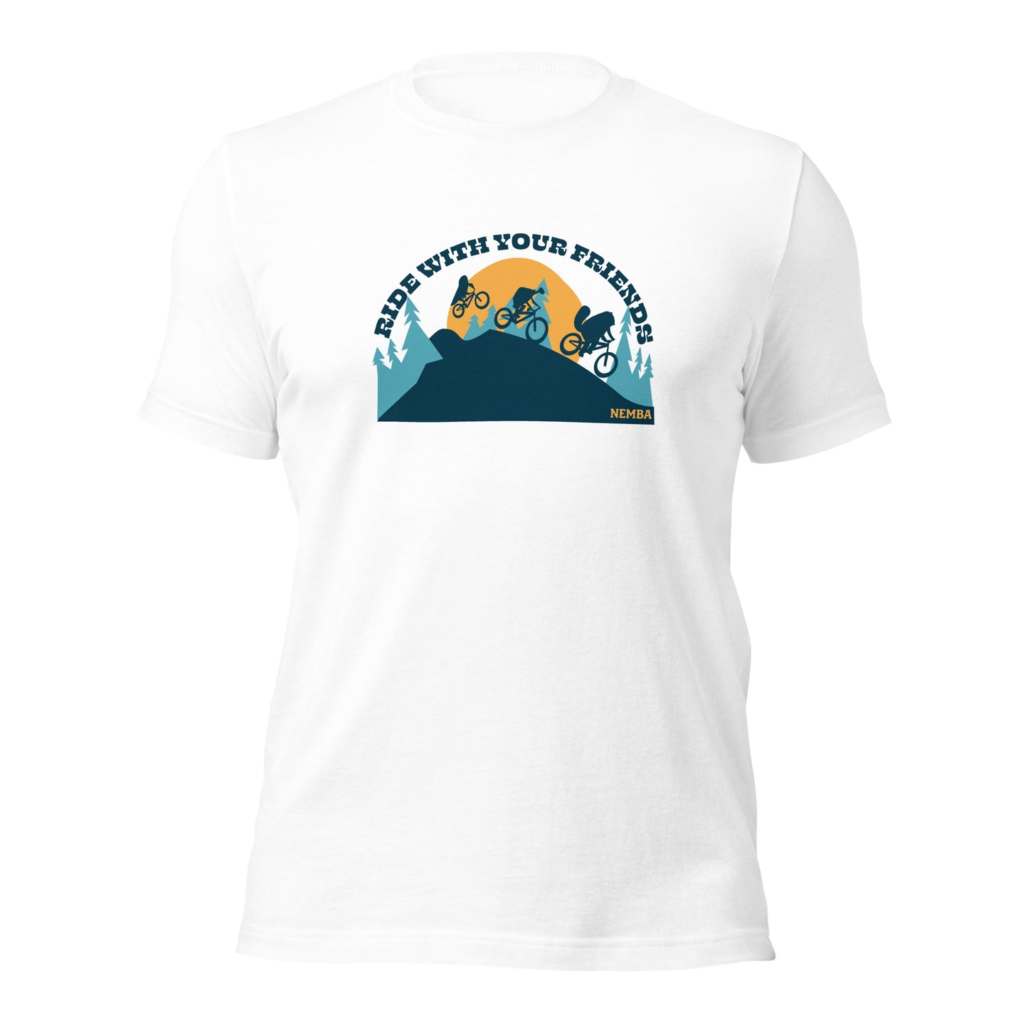 Unisex T-Shirt, Ride With Your Friends